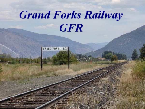 BNR Rail looking east towards the Grand Forks Railway