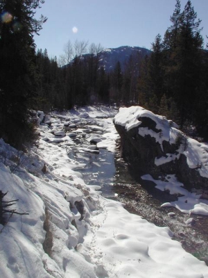 Grandby River Winter View