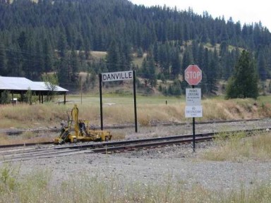 BNR looking south across the US/Canadian Border